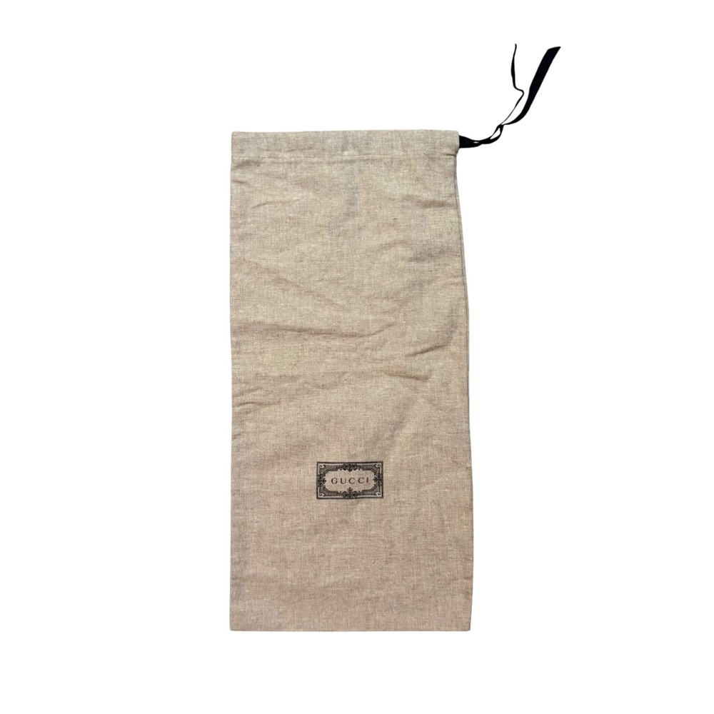 Gucci Dust Bag Beige‎ Drawstring Authentic Designer Handbag Shoe Accessory